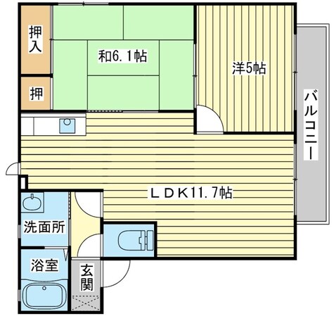 友フラットの物件間取画像